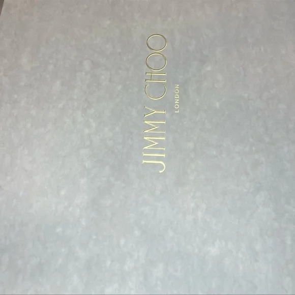 Jimmy Choo Baia 100 mm Crystal Detailed Cactus Suede Mule Sandal Heels - Picture 10 of 10